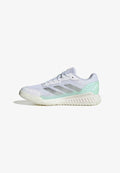 adidas Performance COURTQUICK PADEL - Padel shoes - ftwr white/silver met./clear mint