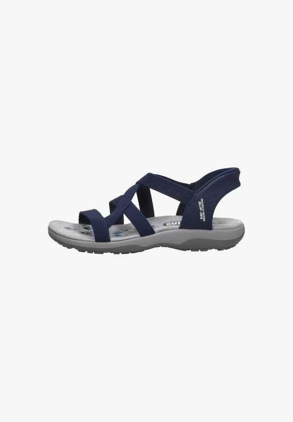 Skechers SLIP-INS REGGAE SLIM - STRETCH  - Walking sandals - blauw