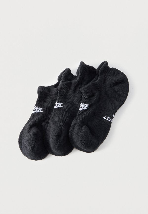 Nike Sportswear FUTRA UNISEX 3 PACK - Sneaker socks - black