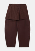 Puma OVERLAY BARREL SKOUSERS - Trousers - chocolate fondue