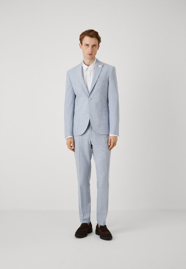 Isaac Dewhirst SONNY SUIT WITH BLUE FLOWER SET
