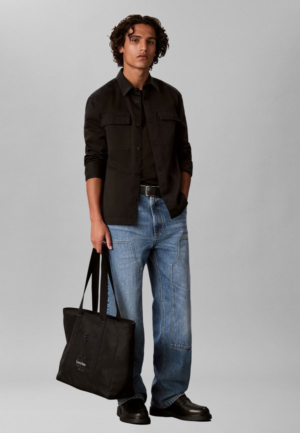 Calvin Klein BOLD TOTE - Tote bag - black