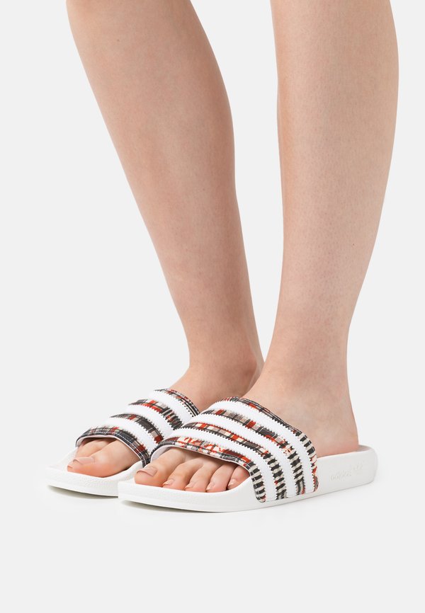 adidas Originals ADILETTE  - Mules - footwear white/core black