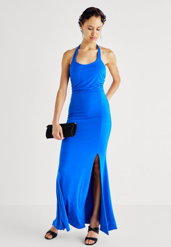 WAL G. JASMINE BACK ROUCHED DRESS