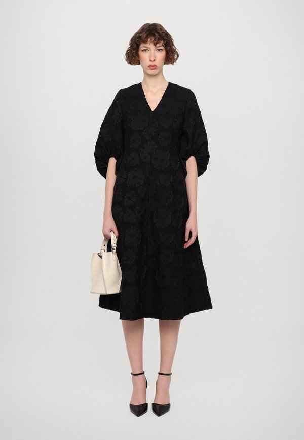 Stine Goya VOLUME SLEEVES MIDI DRESS