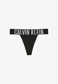 Calvin Klein Underwear HIGH LEG THONG - INTENSE POWER MICROF - Thong - black