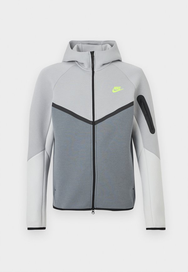 Nike Sportswear Fleece jacket - smoke grey/cool grey/photon dust/volt