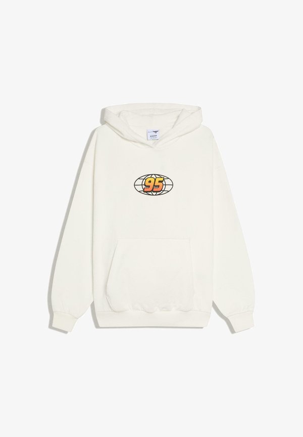 Bershka CARS PRINT  - Hoodie - white