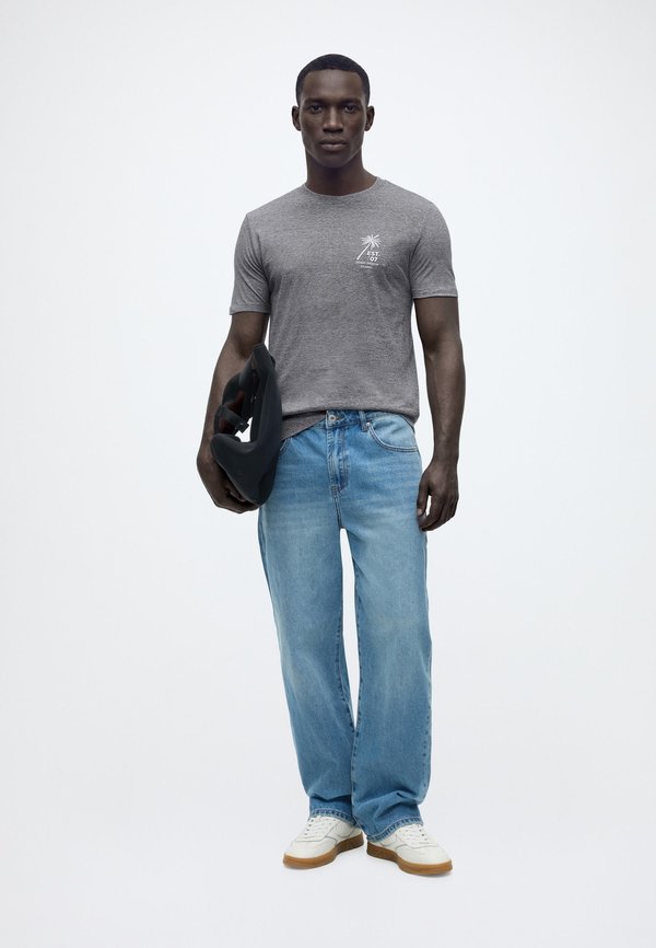 TOM TAILOR DENIM FINE STRIPE PRINTED T-SHIRT