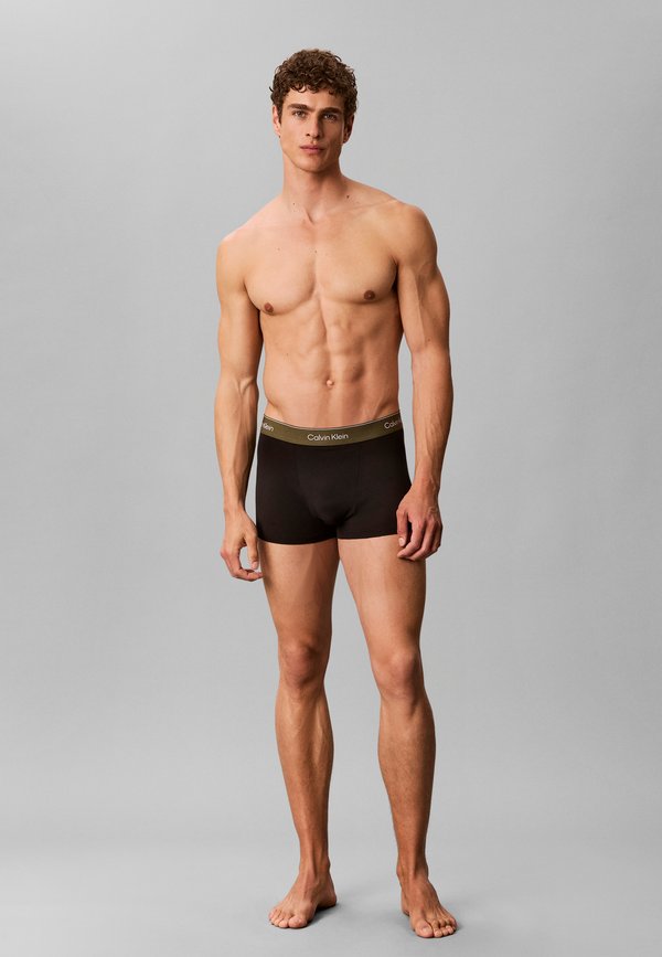 Calvin Klein Underwear RELAXED FIT 5 PACK ICON - Trunks - black/harbor mist/dark purple/poseidon blue/olive night
