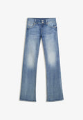 Bershka Straight leg jeans - light blue denim