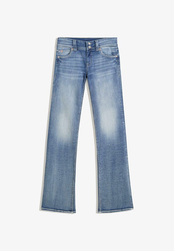 Bershka Straight leg jeans - light blue denim