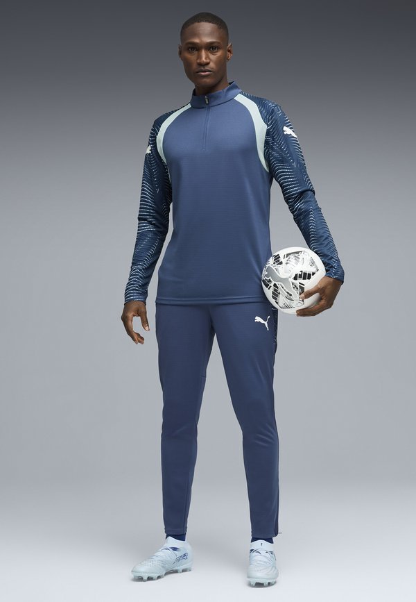 Puma INDIVIDUALFINAL FUSSBALLTOP - Long sleeved top - deep blue- white-icy blue
