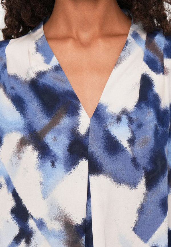 TOM TAILOR PRINTED V NECK