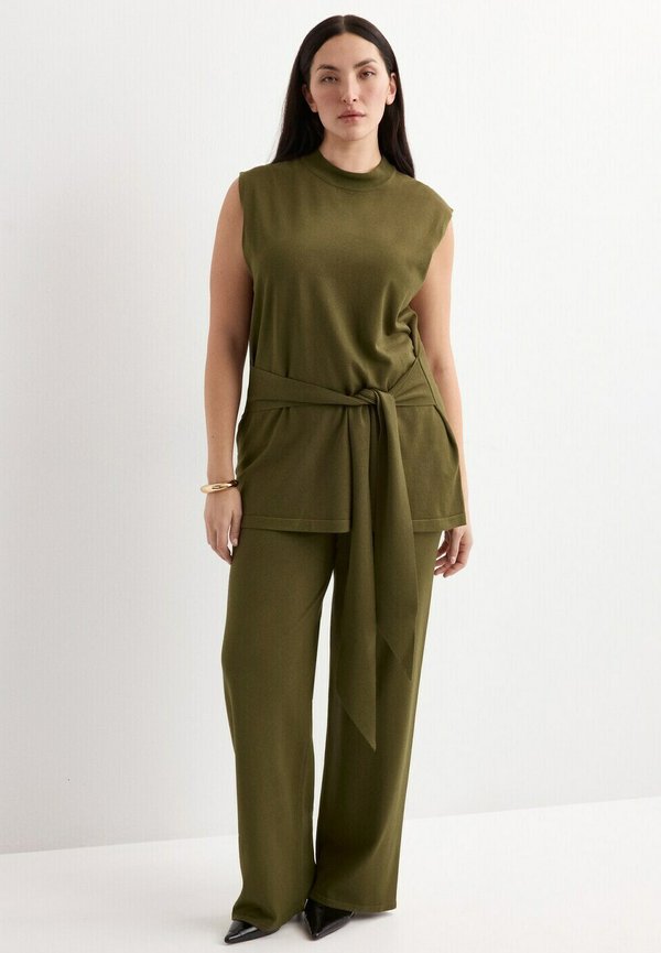 Mango Trousers - khaki