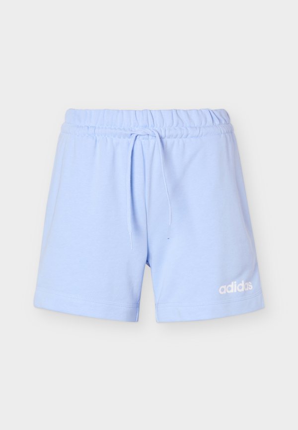 adidas Sportswear ESSENTIALS LINEAR SHORTS - Sports shorts - glow blue/white