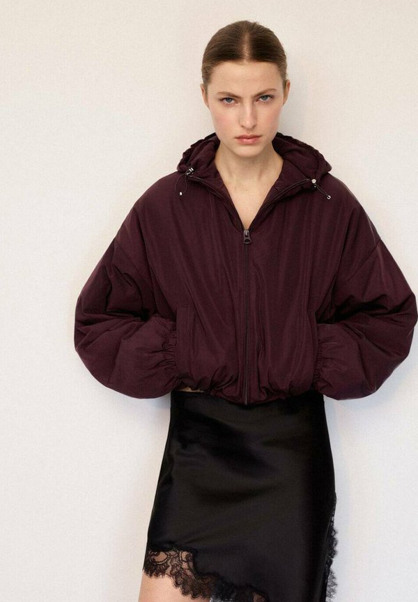 Mango Light jacket - bordeaux