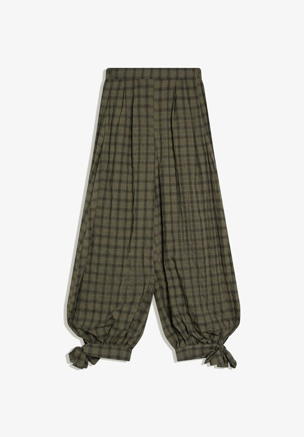 Bershka BLOMMER STOPPERS - Trousers - khaki