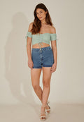 NA-KD PAMELA REIF x NA-KD - BLOUSE