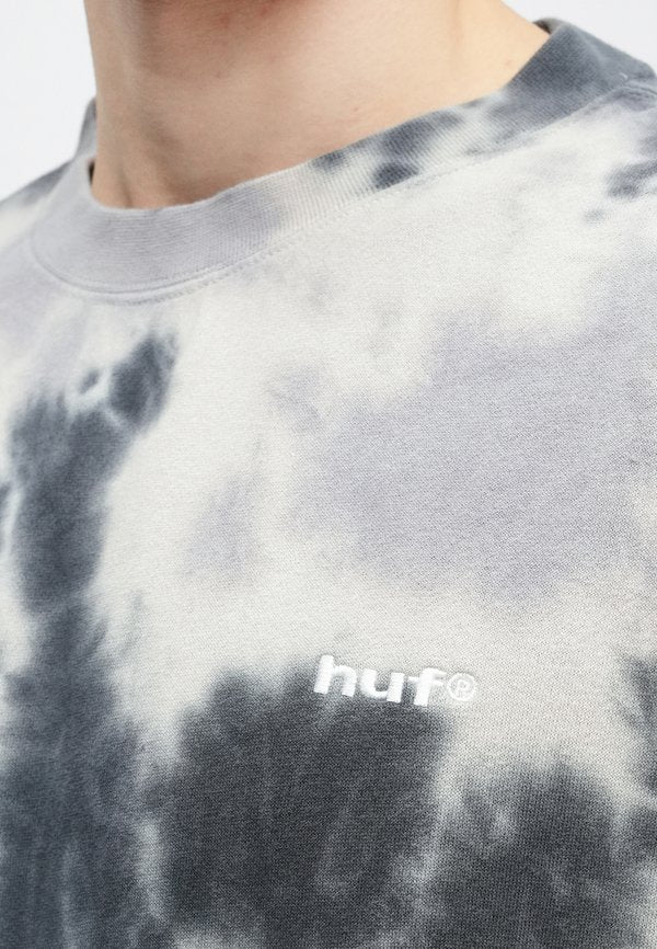 HUF TIE DYE LOGO CREW UNISEX