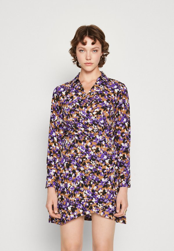 JDY JDYMOCCA FITTED WRAP DRESS