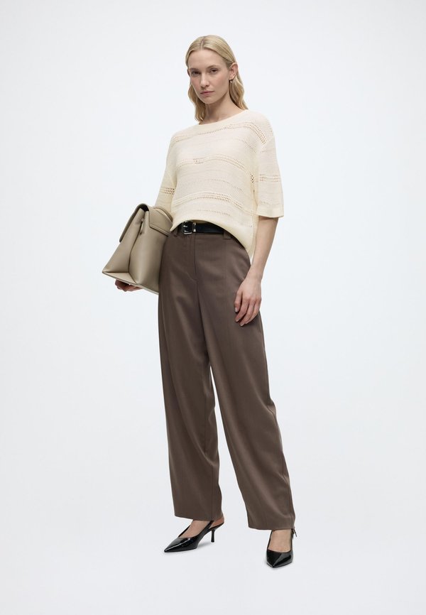 TOM TAILOR DENIM KNIT OPEN STRUCTURE PULLOVER