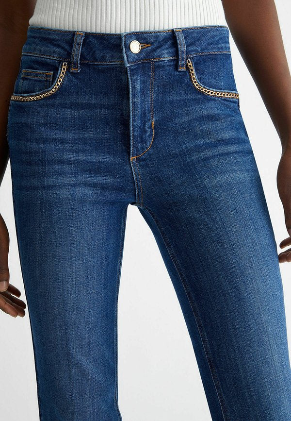 Liu Jo Jeans HIGH-WAISTED WITH CHAINS