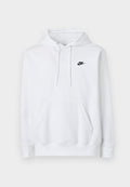 Nike Sportswear CLUB HOODIE - Hoodie - white/black