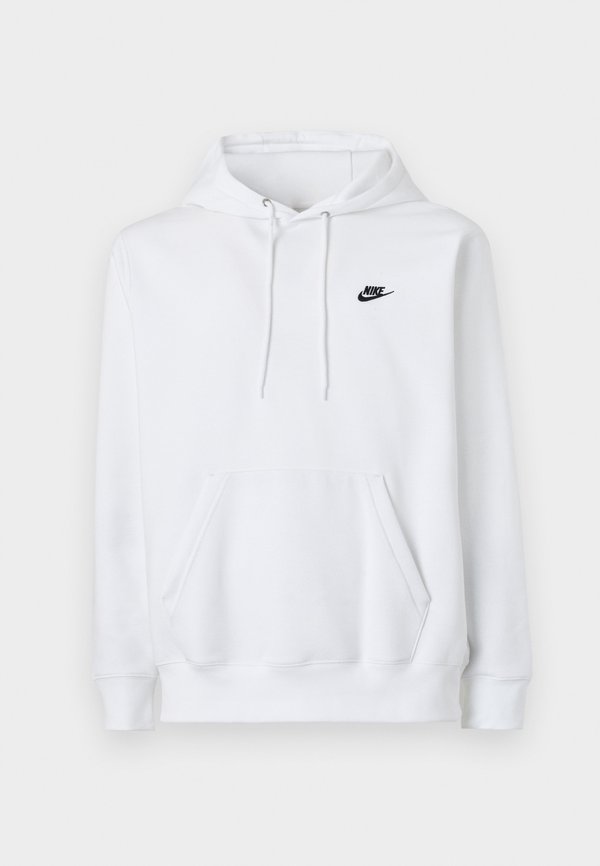 Nike Sportswear CLUB HOODIE - Hoodie - white/black