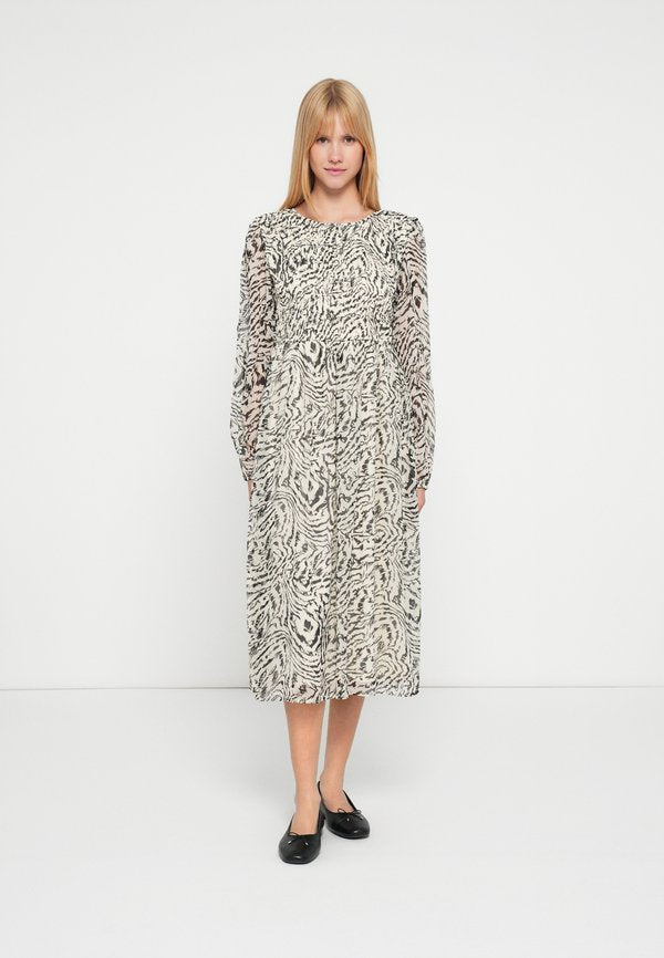 VILA VIFALIA SMOCK MIDI DRESS