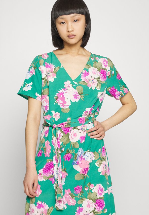 VILA Petite VIEASY V NECK MIDI DRESS
