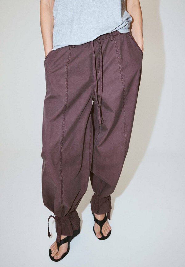 Mango ADULT - Trousers - purple