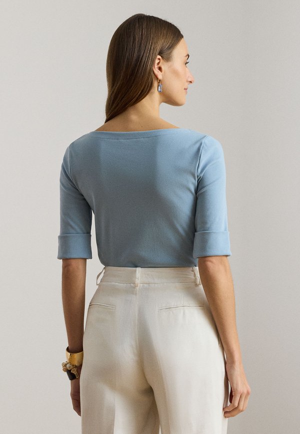 Lauren Ralph Lauren STRETCH COTTON BOATNECK TEE