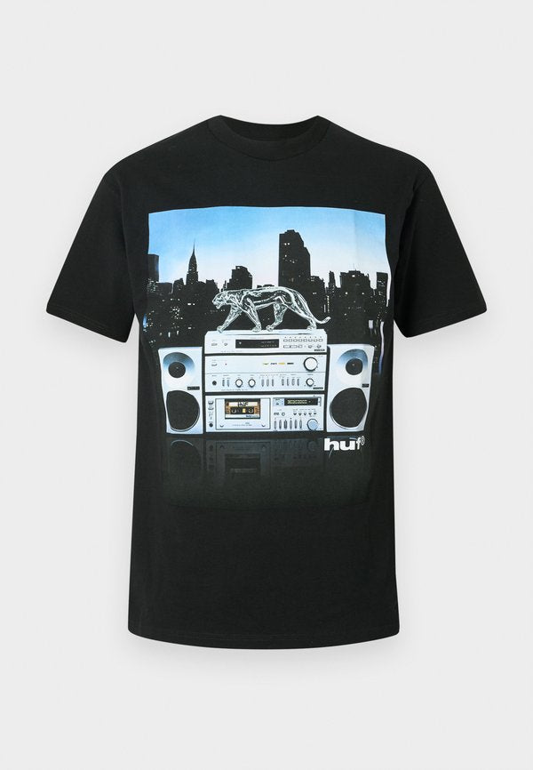 HUF MIDNIGHT RADIO TEE UNISEX