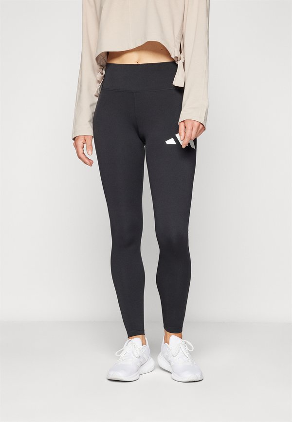 adidas Performance ADIDAS TRAIN ESSENTIALS BIG LOGO FULL LENGTH - Leggings - black