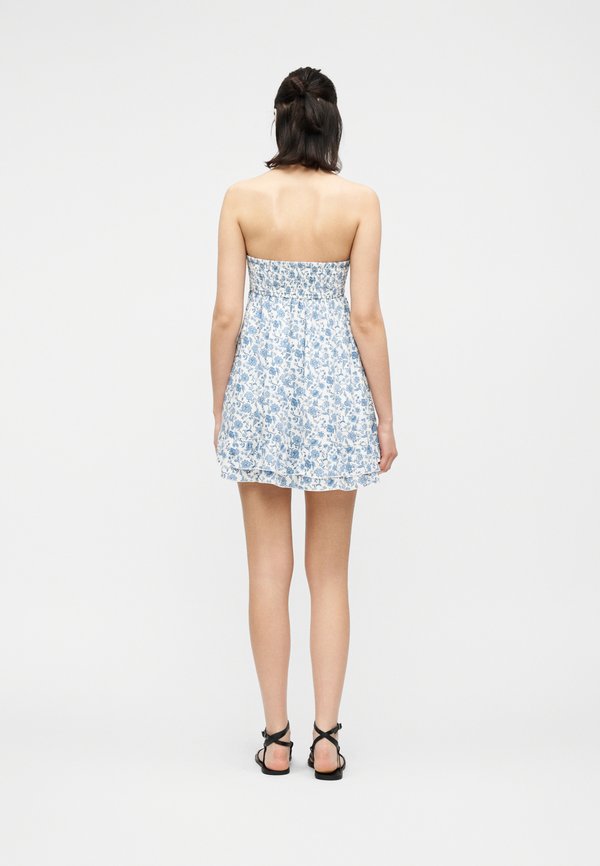 Hollister Co. STRAPLESS RUFFLE BABYDOLL MINI