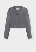 Marc O'Polo DENIM KNIT CARDIGAN, LONGSLEEVE, V-NECK