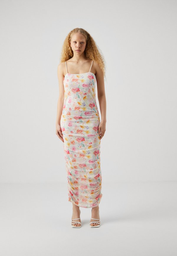 VILA VIPINAR STRAP ROUCHING DRESS