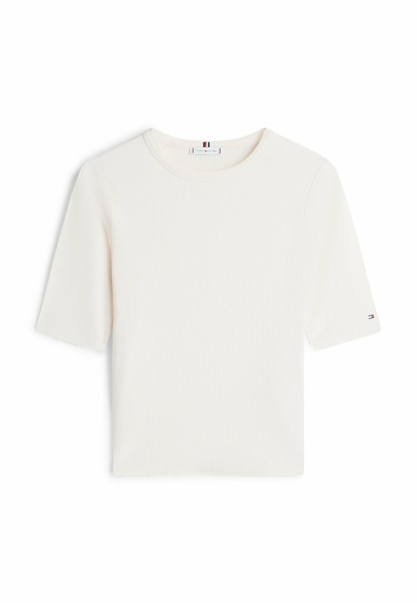 Tommy Hilfiger RIBBED SLIM HALF SLEEVE T-SHIRT