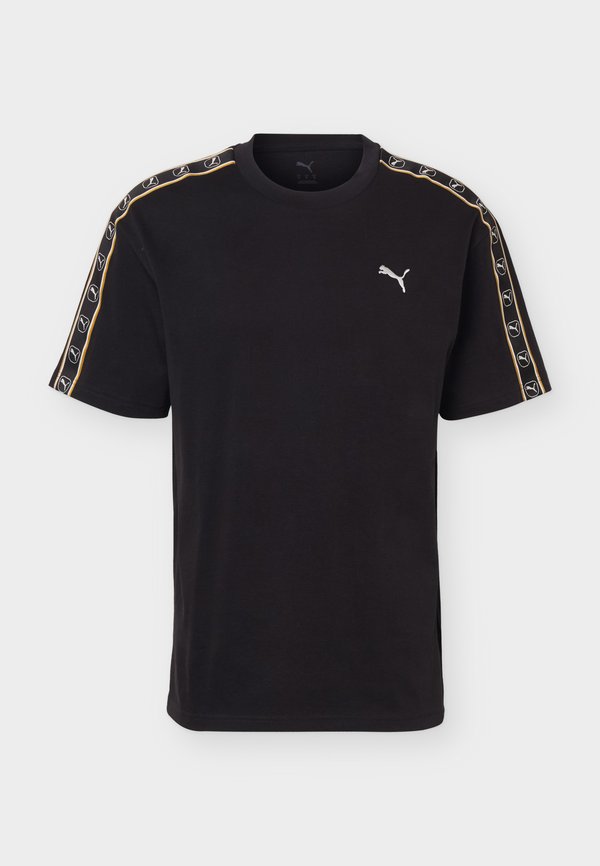 Puma ELEVATED TAPE RELAXED TEE - Print T-shirt - black