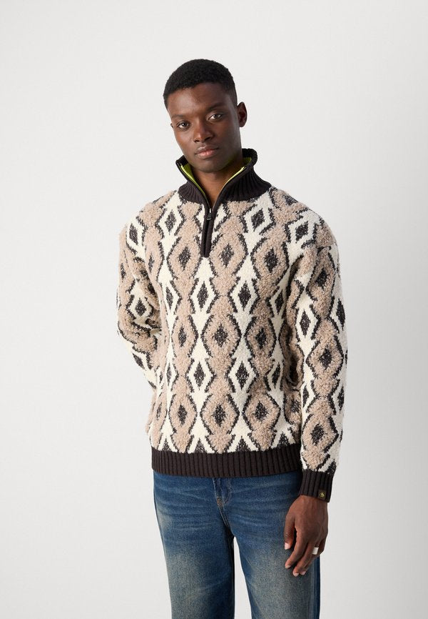 Scotch & Soda ARGYLES DROPPED SHOULDER PULLOVER