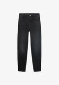 Mango COMFORT HIGH-RISE - Mom Jeans - black denim