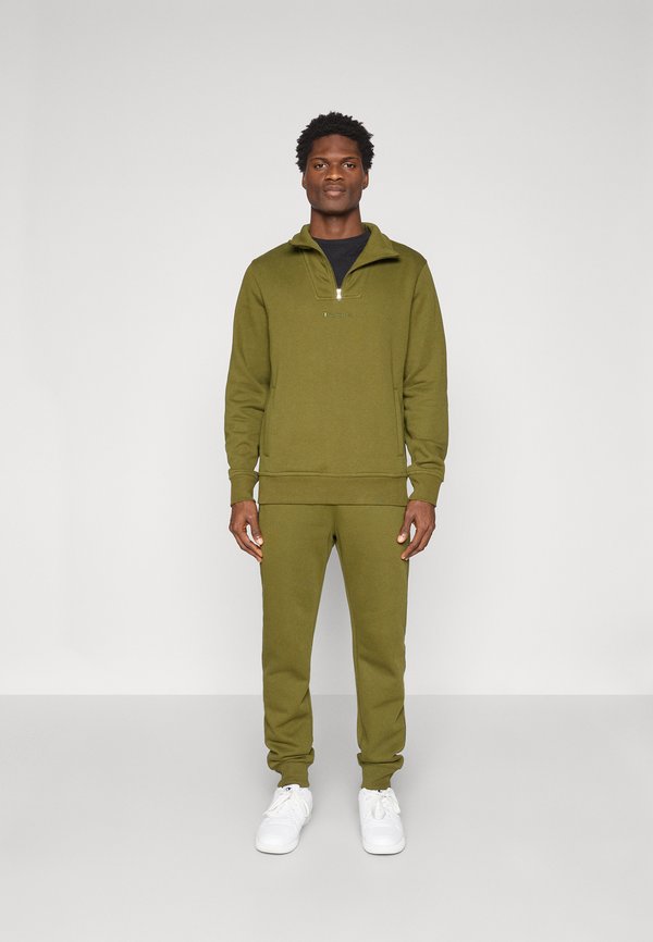 Champion ICONS TONAL HALF ZIP SMALL LOGO