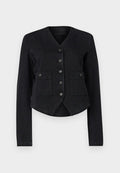 7 for all mankind COLLARLESS JACKET THUNDER