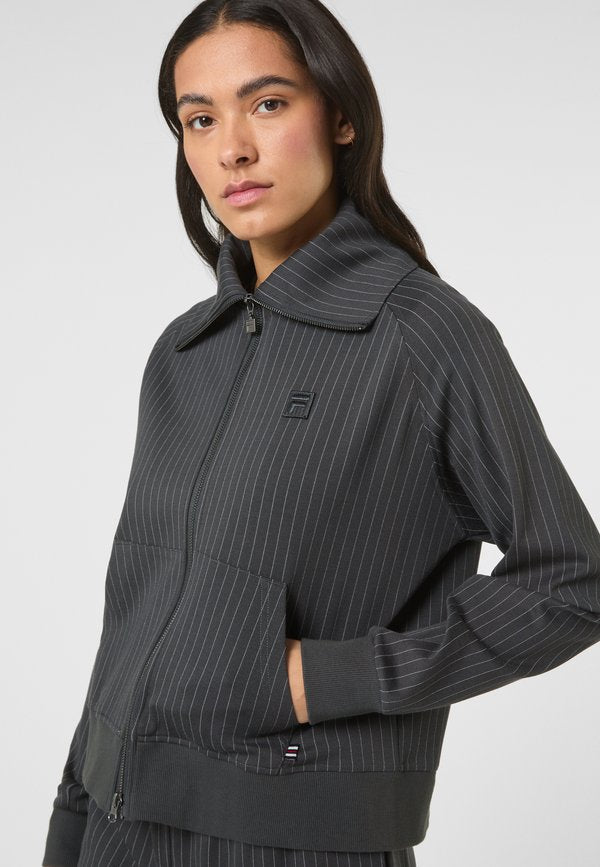 Fila APPAREL BELLARIVA RELAXED PINSTRIPED HIGH COLLAR
