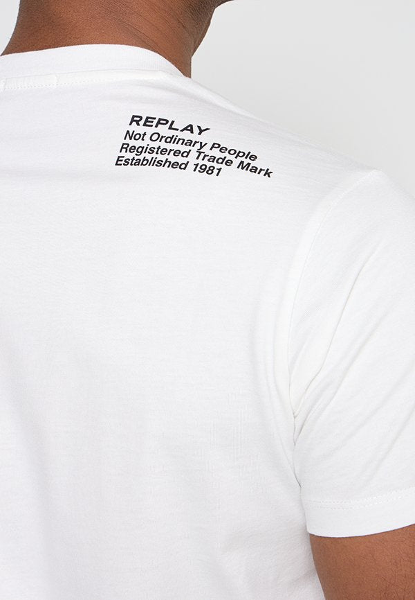 Replay PIECE DYED HEAVY COTTON JERSEY
