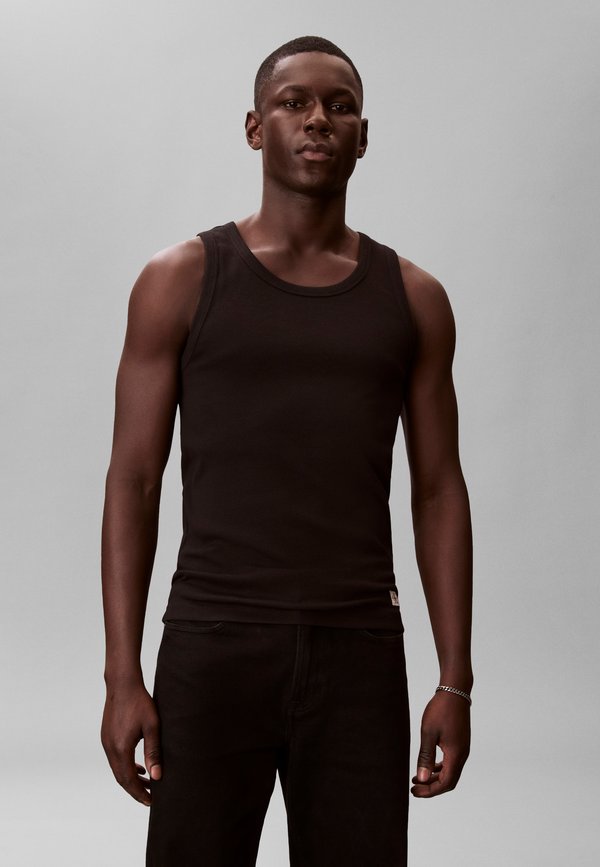 Calvin Klein Jeans BADGE TANK - Top - black