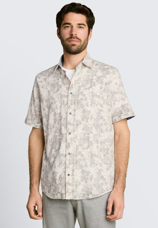 TOM TAILOR TOM TAILOR BLUSEN & SHIRTS REGULAR FIT KURZARMHEMD MIT MUSTER