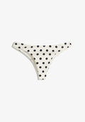 Bershka POLKA DOT - Bikini bottoms - beige