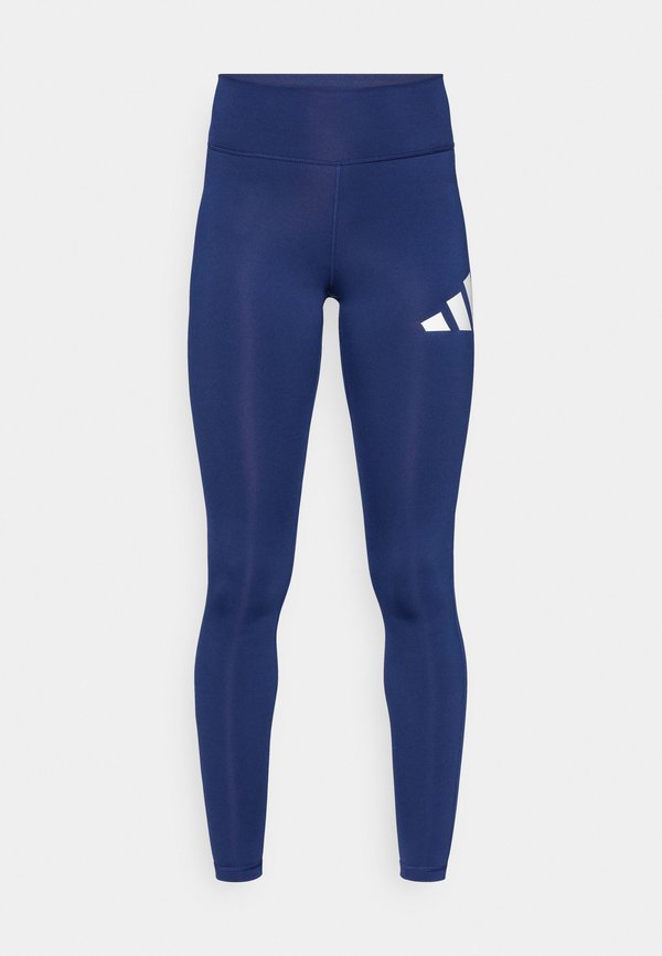 adidas Performance ADIDAS TRAIN ESSENTIALS BIG LOGO FULL LENGTH - Leggings - dark blue